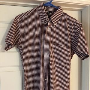 RELCO Button Up Shirt, Burgundy.